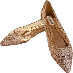 Badgley Mischka Babette Flats - Nudsat (5.5)